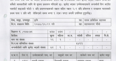 Bagmati Pradesh Loksewa aayog written examination result and interview notice