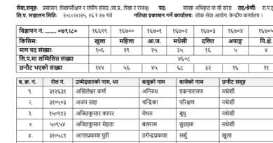 Section Officer Result 2080: PSC (Loksewa Aayog)