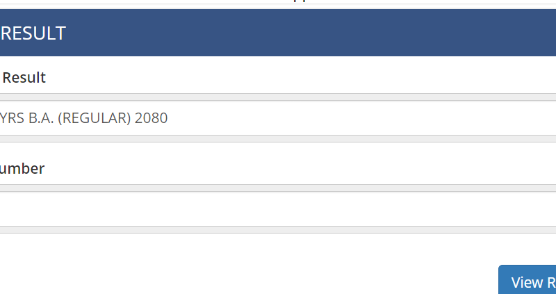 4Years BA Second Year Result 2081