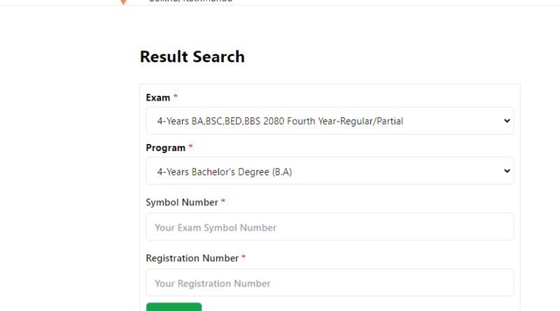 BA Fourth year result